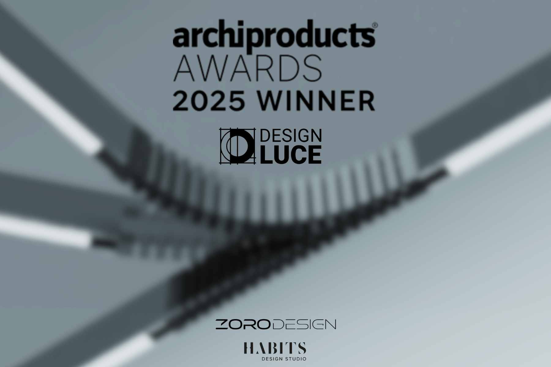 Archiproducts Awards 2025 Winner con Design Luce, Zoro Design e Habits Design Studio